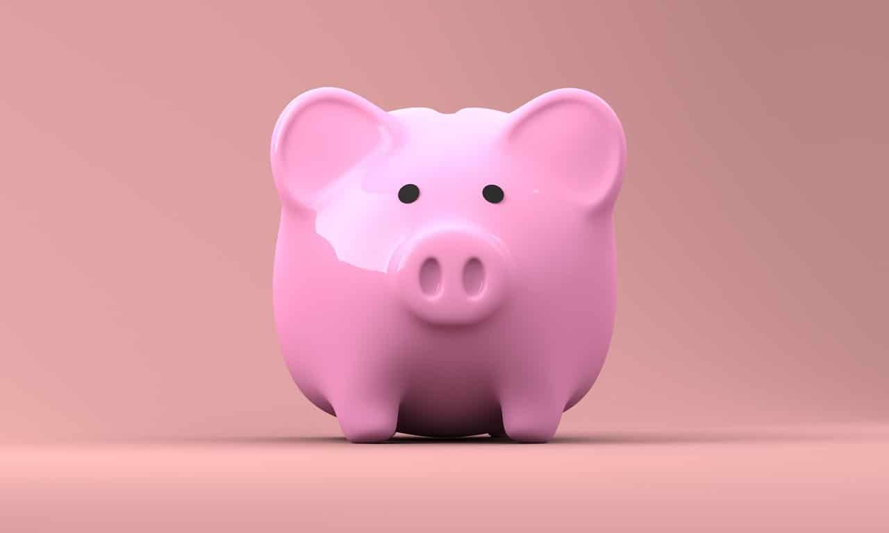 豚の貯金箱の画像